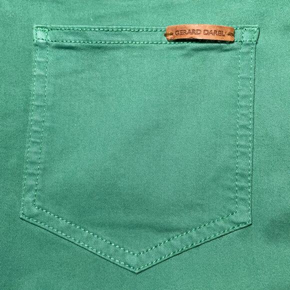 Gerard Darel Maya Cigarette Skinny Pants Jade Green Size FR 40 / Fits 31" Waist - Picture 11 of 12